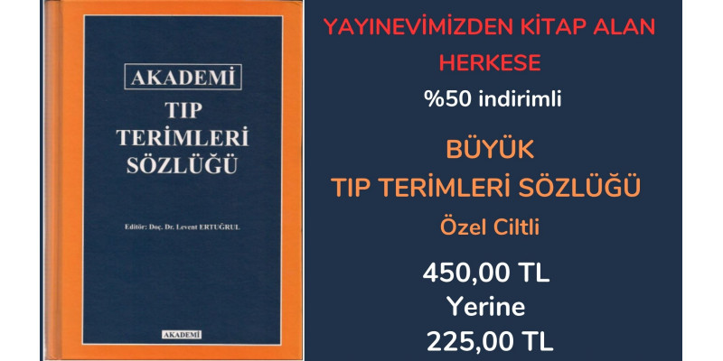 KİTAP ALANA TIP TERİMLERİ SÖZLÜĞÜ 150 TL